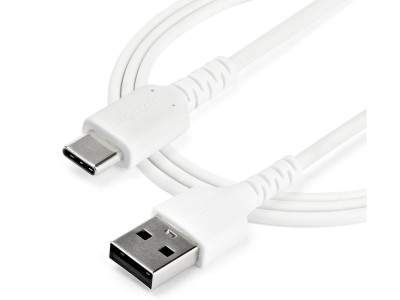 StarTech RUSB2AC1MW 1m USB-C to USB-A 2.0 Cable - White