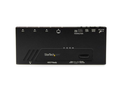 StarTech VS421HD4KA 4-Way HDMI 4K Switcher with Fast Switching