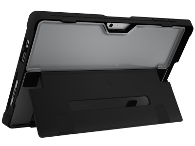 STM Dux Shell STM-222-260L-01 Anti Shock Ruggedised Case for specified Surface Pro 12.3" models - Black / Clear