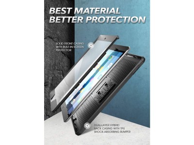 Supcase B07YJG1MQX Unicorn Beetle Protective Rugged Case for iPad 10.2" - Black
