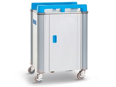 TabCabby 20-32V Charge & Sync Trolley with Baskets for 20-32 iPads or Tablets