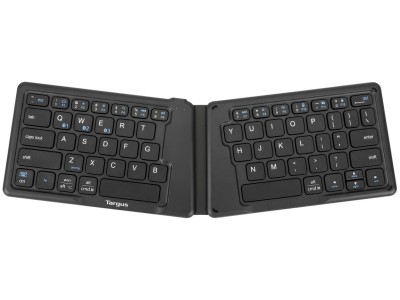Targus AKF003UK Antimicrobial Folding Ergo Bluetooth Keyboard - Black