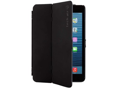 Tech Air TAXIPM047 Hardcase Folio Anti-Shock Case for iPad Mini4 & iPad Mini5 2019 - Black