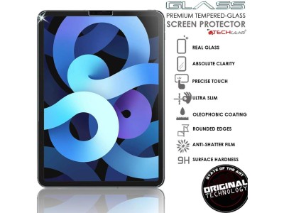 TechGear Tempered Glass Screen Protector for all iPad Air 10.9" models