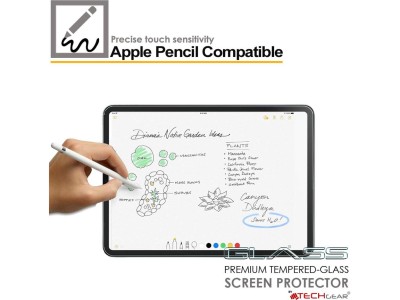 TechGear Tempered Glass Screen Protector for all iPad Air 10.9" models