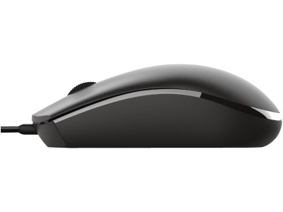 Trust TM-101 Wired Ambidextrous Mouse - Black