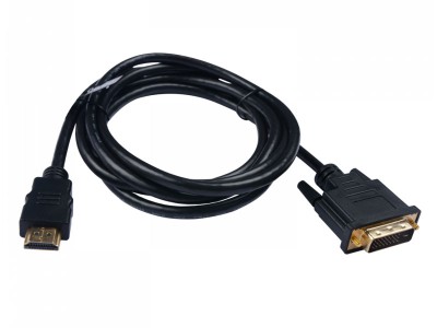 V7 1 Metre HDMI 1.4 to DVI-D Single Link Digital Video Cable - V7HDMIDVID-01M-1E 