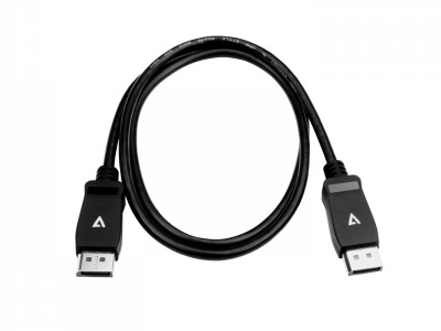 V7 V7DPPRO-1M-BLK 1m DisplayPort 1.4 Cable - Black