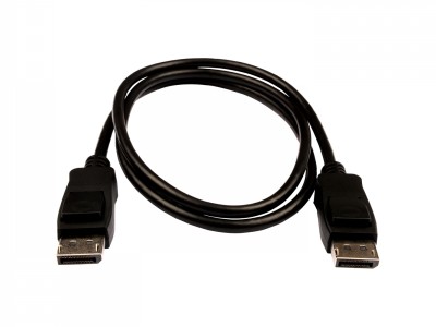 V7 V7DPPRO-1M-BLK 1m DisplayPort 1.4 Cable - Black