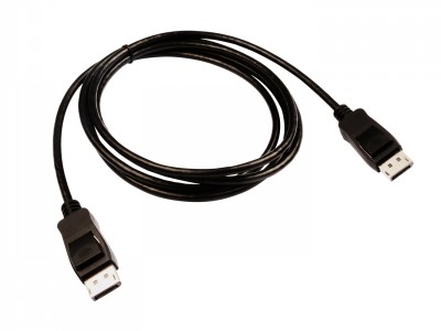 V7 V7DPPRO-2M-BLK 2m DisplayPort 1.4 Cable - Black