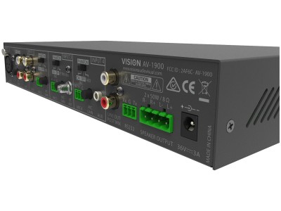 Vision AV-1900 2 x 50w Mixer Amplifier