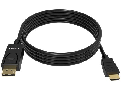 VISION 1 Metre Professional DisplayPort to HDMI Cable - TC-1MDPHDMI/BL