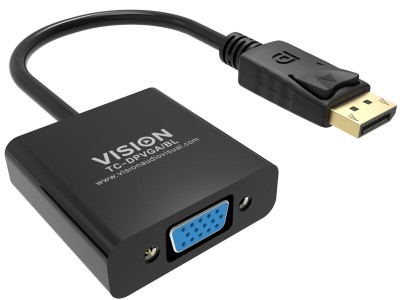 VISION Professional DisplayPort to VGA Adaptor - TC-DPVGA/BL