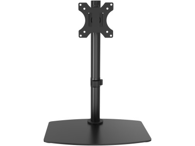 Vision VFM-DSB Single Monitor Desk Post Stand - Black - for 13" - 32" Screens up to 8kg