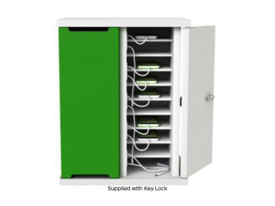 zioxi CHRGC-SP-10-K 10 Bay Smartphone Charging Cabinet - Key Lock