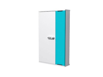zioxi CHRGWC-TB-10-C Tablet / iPad AC Charge & Store Slimline Wall Cabinet - 10 Bay - Code Lock