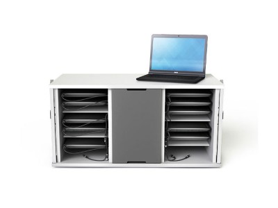 zioxi Charging Cabinet - Store and Charge 16 Bay Chromebooks & Laptops with Digital Code Lock CHRGC-CB-8+8-C