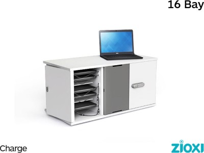 zioxi Charging Cabinet - Store and Charge 16 Bay Chromebooks & Laptops with Digital Code Lock CHRGC-CB-8+8-C