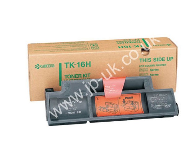 Genuine Kyocera TK-16H / 37027016 Black Toner Cartridge to fit Mono Laser Mono Laser Printer