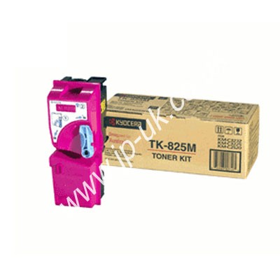 Genuine Kyocera TK-825M / 1T02FZBEU0 Magenta Toner Cartridge to fit KM-C3225 Colour Laser Printer  