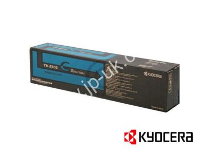 Genuine Kyocera TK-8705C / 1T02K9CNL0 Cyan Toner Cartridge to fit Kyocera Colour Laser Printer  
