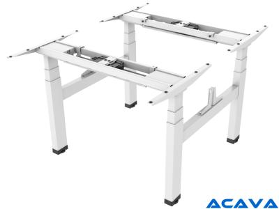Acava EDF14QW Quad Motor Electric Back-to-Back Height Adjustable Sit-Stand Desk Frame - White