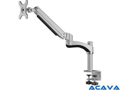 Acava GSA12S-SV LCD Arm Sit-Stand Desk Mount - Silver - for 15" - 27" Screens up to 6kg