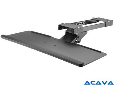 Acava KBTUD02 Adjustable Under Desk Keyboard Tray - Black