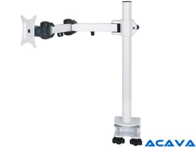 Acava MDM11SW LCD Arm Sit-Stand Desk Mount - White - for 15" - 27" Screens up to 10kg