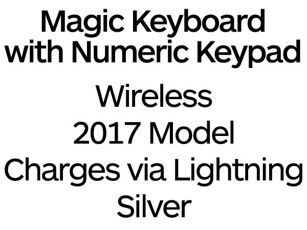 Apple British Magic Keyboard with Numeric Keypad - Wireless - MQ052B/A