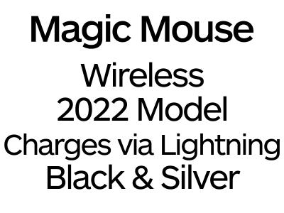 Apple Magic Mouse 2022 Multi-Touch Surface in Black - MMMQ3Z/A