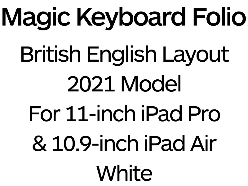 Apple Magic Keyboard Folio for 11-inch iPad Pro & 10.9-inch iPad