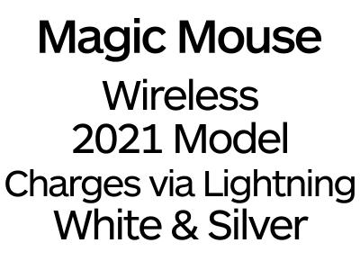 Apple Magic Mouse 2021 Multi-Touch Surface in White - MK2E3Z/A