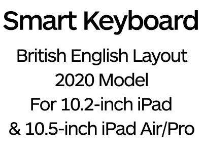 Apple Smart Keyboard for 10.2-inch iPad & 10.5-inch iPad Air - UK Layout - MX3L2B/A