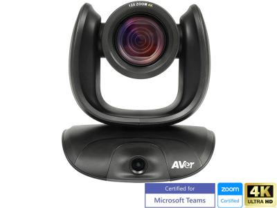 AVer CAM550 4K Pan, Tilt, Zoom Conference Camera with Smart Gallery in Black - 24x