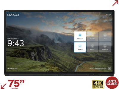 avocor G-Series AVG-7560 75” Corporate Interactive Touchscreen