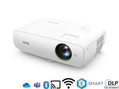 BenQ EH620 Projector - 3400 Lumens, 16:9 Full HD 1080p, 1.13-1.47:1 Throw Ratio - Built-In Smart System, Windows OS, Wireless & Bluetooth
