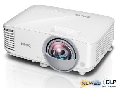 BenQ MW809STH Projector - 3600 Lumens, 16:10 WXGA, 0.49:1 Throw Ratio - Short Throw Interactive-Capable