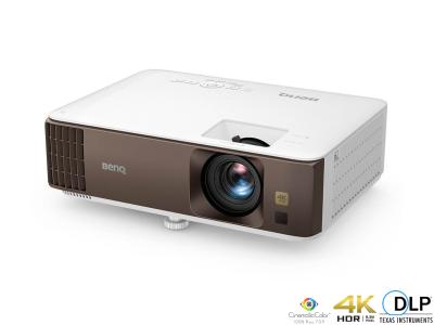 BenQ W1800 Projector - 2000 Lumens, 16:9 4K UHD HDR, 1.127-1.46:1 Throw Ratio - Rec.709 100%