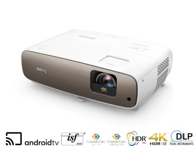 BenQ W2710i Projector - 2200 Lumens, 16:9 4K UHD HDR, 1.13-1.47:1 Throw Ratio - DCI-P3 Rec.709, Android TV
