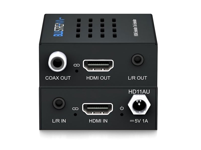 BluStream HD11AU / HDMI Audio Embedder / De-Embedder Set - 4K