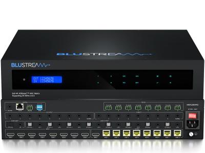 BluStream HMXL88ARC 8x8 HDBaseT™ Matrix with 8x 70m Range - (40m for 4K)