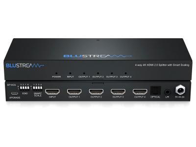 BluStream SP14CS 4-Way 4K HDMI 2.0 Splitter with HDCP 2.2