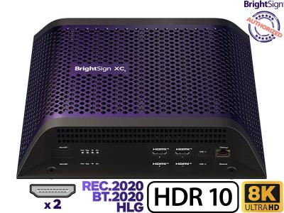 BrightSign XC2055 XC5 8K Digital Signage Player with Dual HDMI Outputs for Video Walls