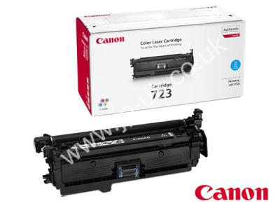 Genuine Canon 723C / 2643B002AA Cyan Toner Cartridge to fit Canon Colour Laser Printer