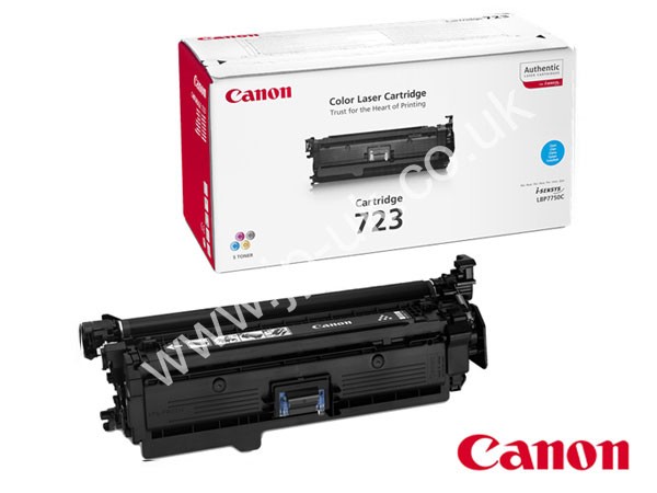 Genuine Canon 723C / 2643B002AA Cyan Toner Cartridge to fit Toner Cartridges Colour Laser Printer