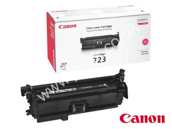 Genuine Canon 723M / 2642B002AA Magenta Toner Cartridge to fit Toner Cartridges Colour Laser Printer