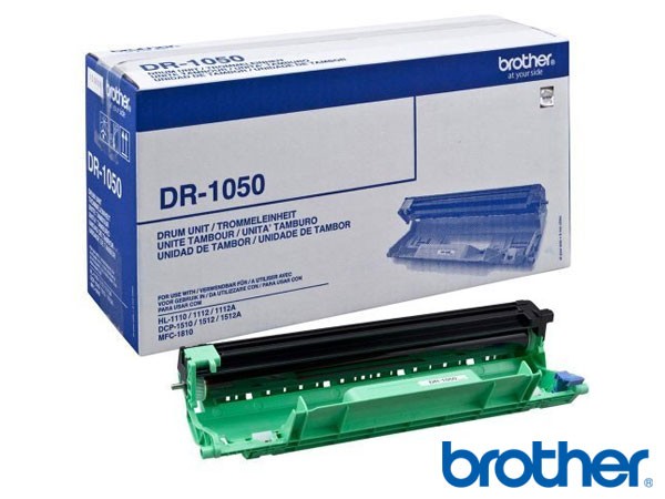 Genuine Brother DR1050 / DR-1050 / DR1030 / DR-1030 Black Drum Unit to fit Toner Cartridges Mono Laser Printer