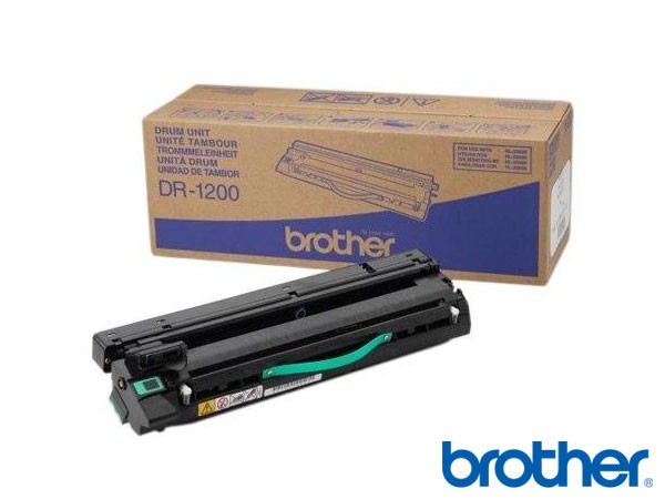Genuine Brother DR1200 Black Drum Unit to fit Toner Cartridges Mono Laser Printer