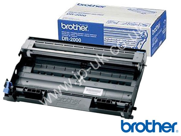 Genuine Brother DR2000 Black Drum Unit to fit Fax-2820 Mono Laser Printer